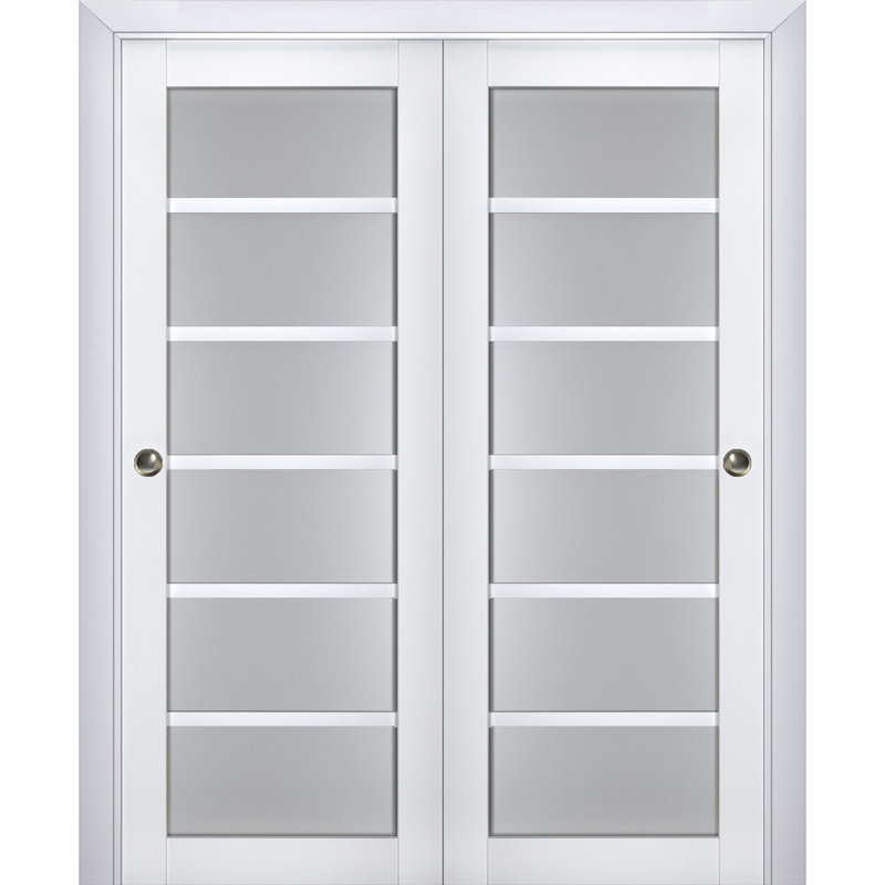 Portes de placard Veregio, 36 po x 96 po, Blanc