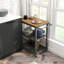 Charette Metal Bar Cart