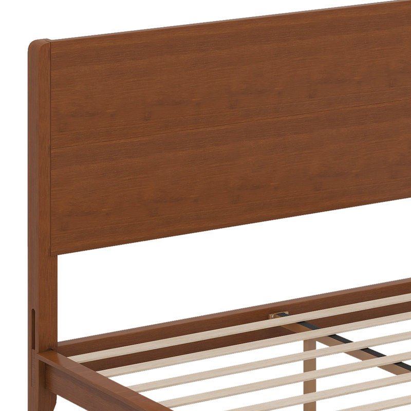 Lit plateforme Mid-Century, Double