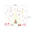 Glow Stars Abstract Non-Wall Damaging Wall Decal
