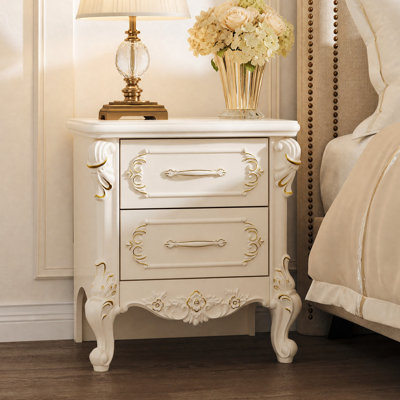 Table de chevet 2 tiroirs Elegent