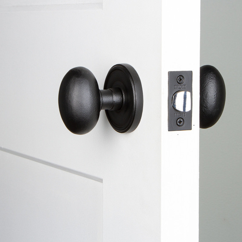 Ageless Iron Loch Rosette with Aeg Knob, 2.375