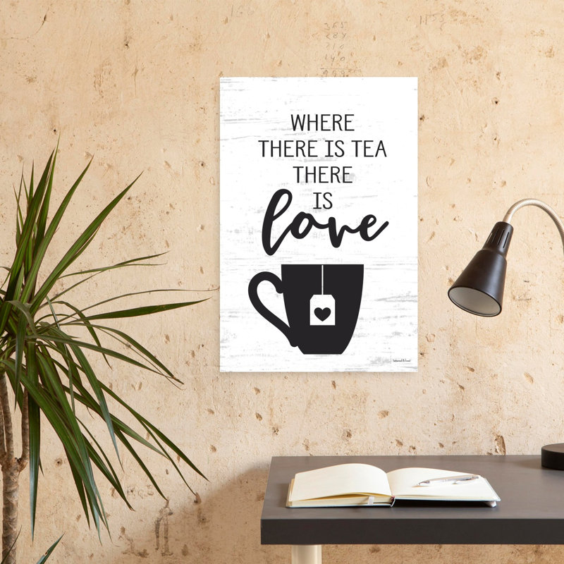 «Where There Is Tea», art contemporain abstrait, H 24 po x l 16 po