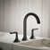 Occasion Sink with Cane Design Single Hole Faucet Bathroom Faucet with Drain Assembly