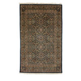Global Rug One-of-a-Kind Hand-Knotted Kashan 4'8" x 7'6" Wool Area Rug