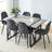 Rectangular Pedestal Dining Table Set-2070566453-2070566455