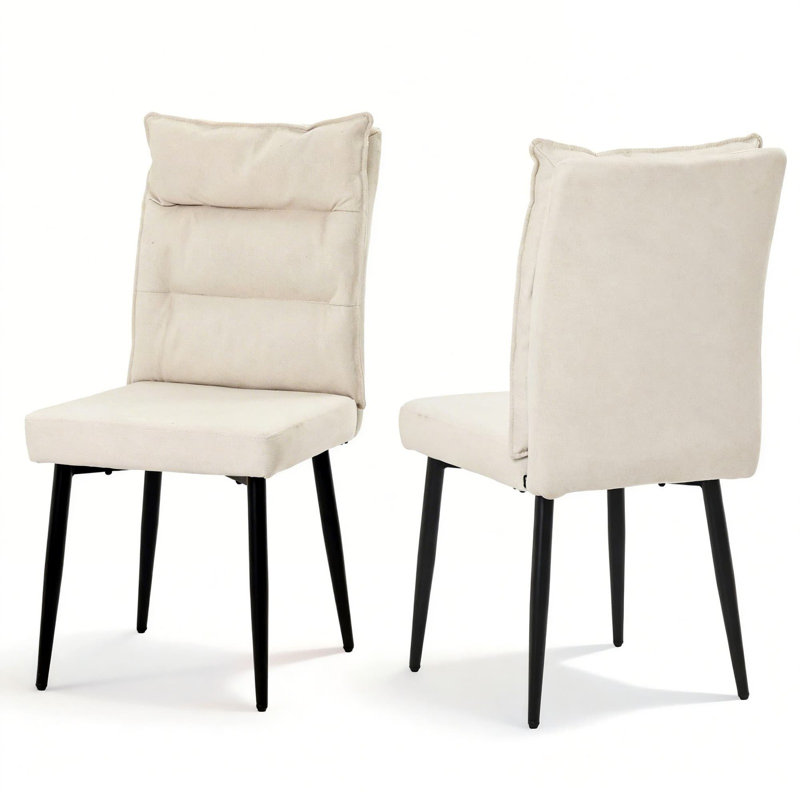 Dining Chair Set of 2, Beige