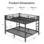 Queen Over Queen Bunk Bed-1091581982