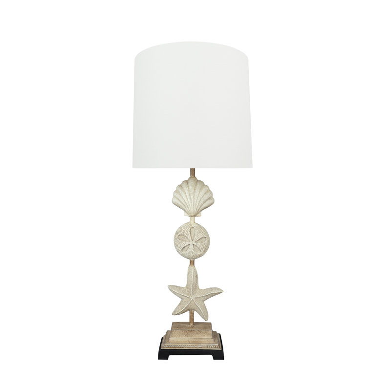 Lampe de table 32 po ivoire antique