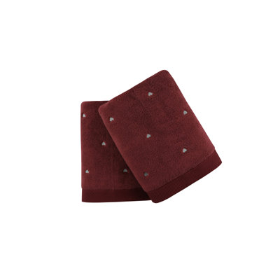 Ensemble de serviettes de bain de luxe en micro-coton (2 pièces), fuchsia et menthe, 27,6 x 55,1 pouces | 100% micro-coton, 500 g / m² | Doux, absorbant, lavable à la machine à 104 ° F | Parfait pour le spa, la maison et les voyages