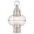 1 Light Outdoor Post Lantern Pendant Fixture - Clear Glass Shade-101231022
