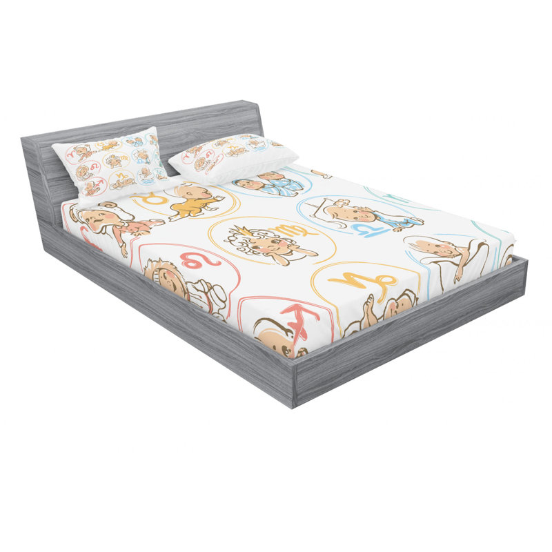 Microfiber Sheet Set, Queen Sheet Set + Fitted Sheet + 2 Pillowcases