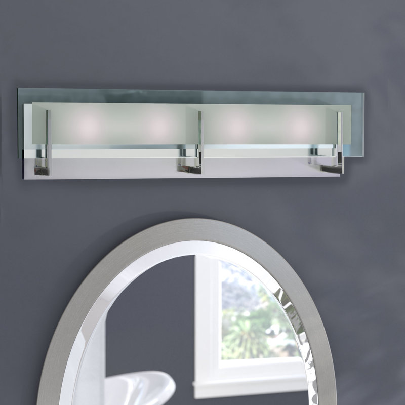 Latitude 4-Light Bath Bar, Chrome, Incandescent