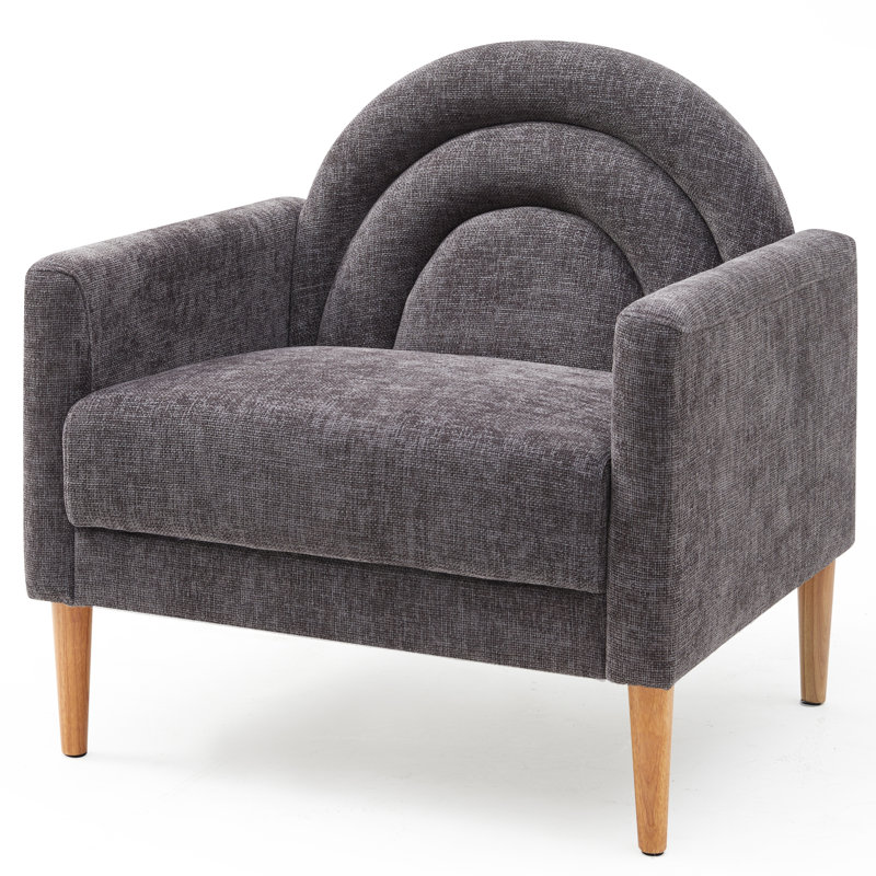 Upholstered Accent Chair, Grey