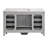 Tiberiu 60'' Single Bathroom Vanity with Engineered Marble Top-1268015381