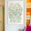 « green gold branches », impression sur toile tendue-72693209-72693210-72693211