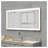 48" x 24" Rectangular LED Bathroom Vanity Mirror with Hidden Light Strip