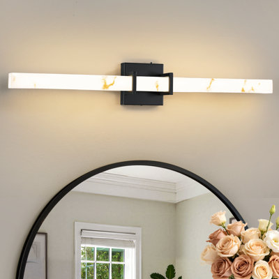 Applique murale de salle de bain à intensité variable de 76 cm (30 po) au-dessus du miroir, avec réglage de la température de couleur (5 CCT).