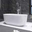Baignoire de trempage autoportante en acrylique 59 po. X 28,3 po.