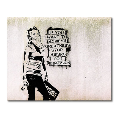 Banksy No.7 1 Piece Wall Art on Canvas