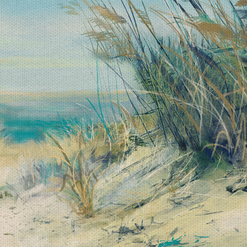 Reproduction d’art sur toile « dunes grass », H 24 po x l 36 po x P 1,5 po