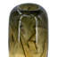 Vase en verre 5,5x5,5x13,4 "avec ambre et gris dégradé