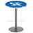 Round Metal Base Dining Table-12162705-12162820