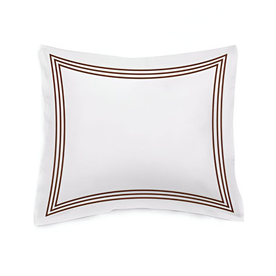 400TC Triple Embroidery Sateen Cotton Pillow Sham