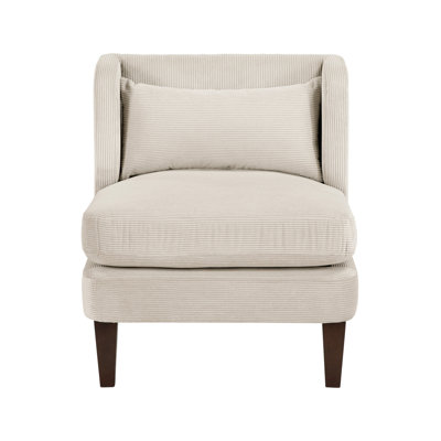 Comfortable Corduroy Upholstered Accent Chair For Living Room, Enhancing Style And Relaxation.