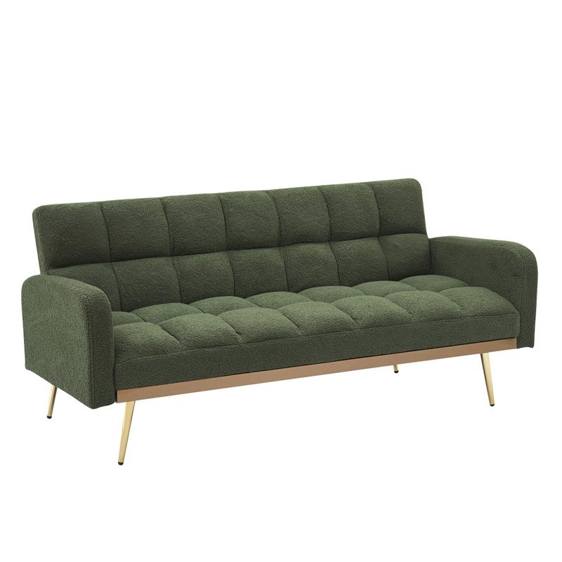 Canapé-lit convertible de 69 po avec futon, Green