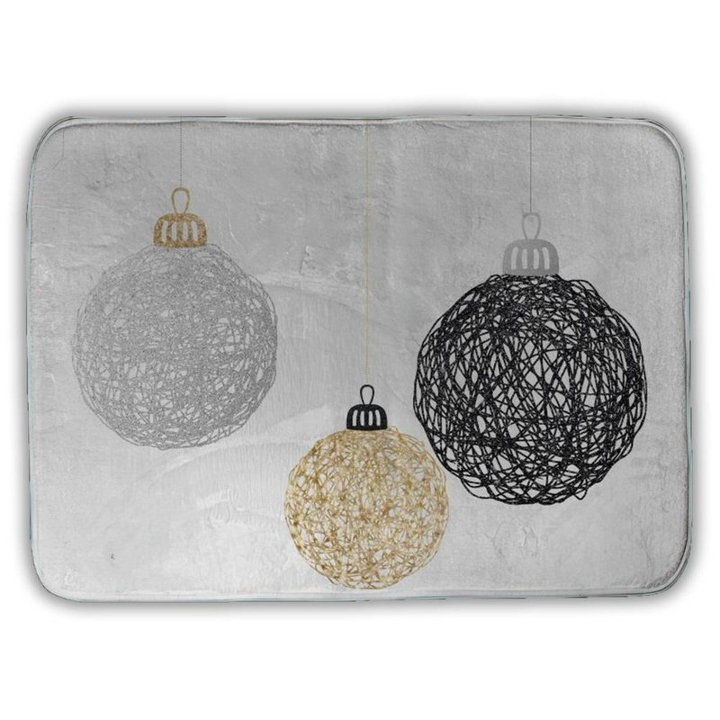 Harishan Non-Slip Bath Mat, 24" W x 17" L