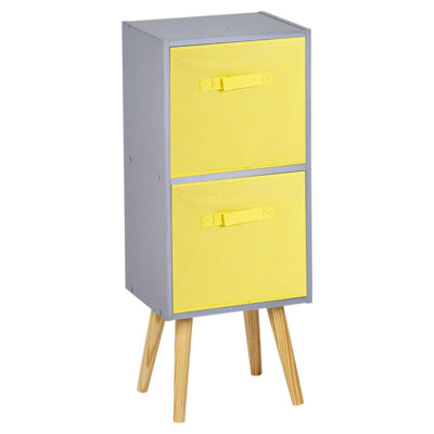 Melvyn 75cm H x 30cm W Wood Cube Bookcase