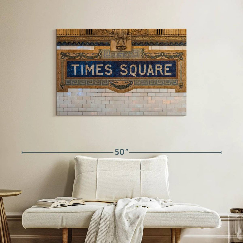 Lynelle Mosaic Times Square Sign, 26" H x 39" W