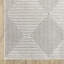 Tapis gris / blanc à motif géométrique deux tons Maitland-1768245108