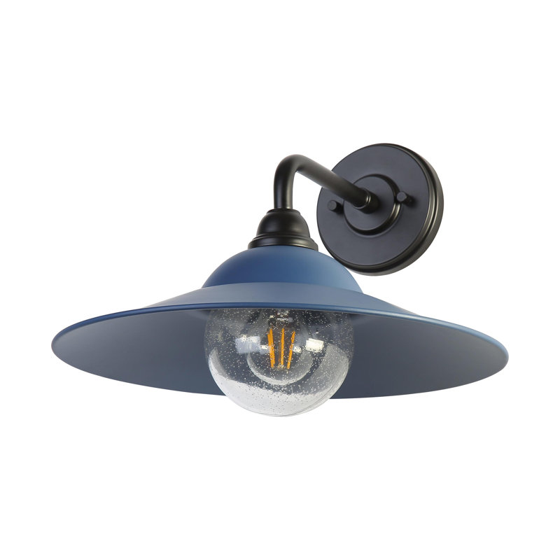 Alsawwan 15" Wall Sconce - Outdoor, Matte Blue