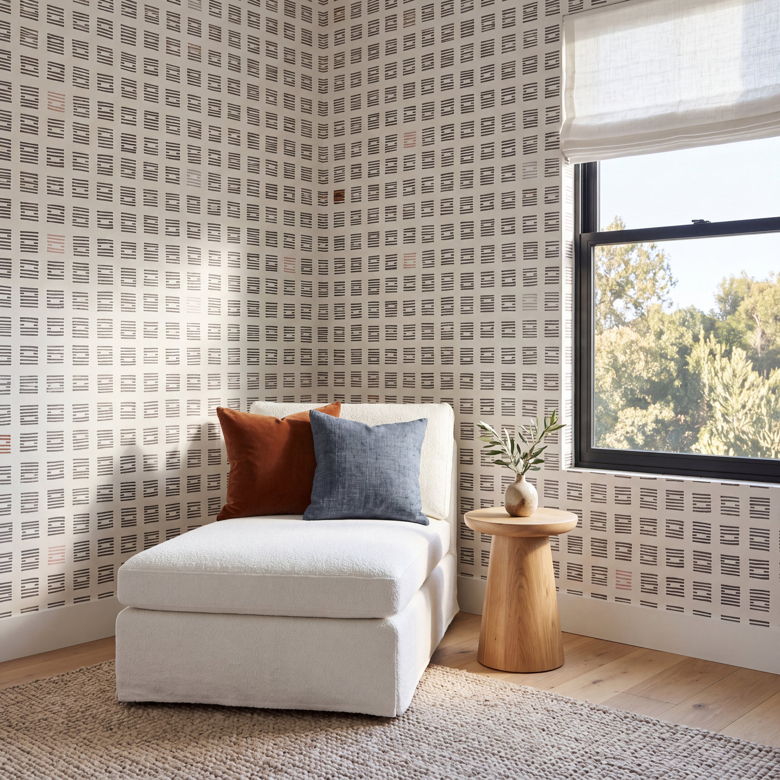 Caroline Z Hurley Wallpaper Roll, Charcoal