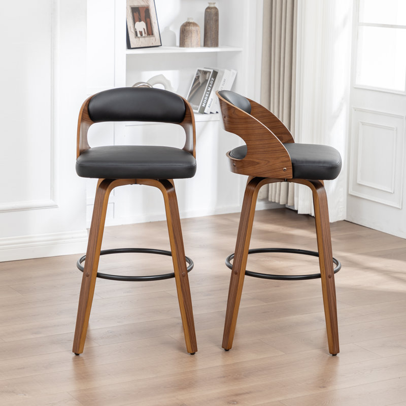 Tabouret de bar et tabouret de bar Artnagullian, Tabouret de comptoir (siège d'une hauteur de 25 p, Noir