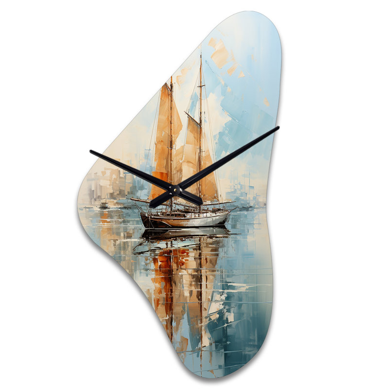 Horloge murale asymétrique Tonnisha, Grand