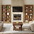 70.86" Bookcase With 10 Storage Cubes, 5-tier Wave-design Bookshelf-2025902420