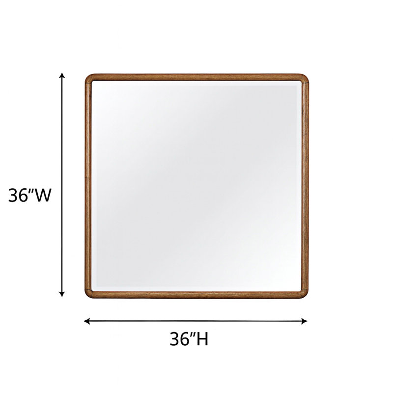 Small Mirror, Light Brown