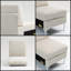 Siège modulaire en velours côtelé - Coussin de dossier amovible et assemblage facile-1828699432