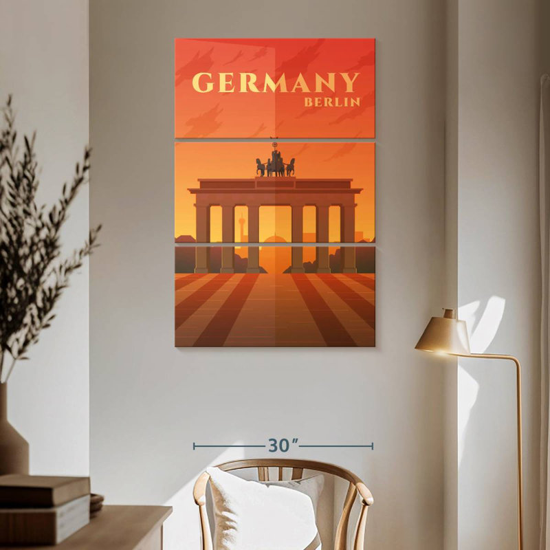 Sireci German Brandenburg Gate, 65" H x 42" W