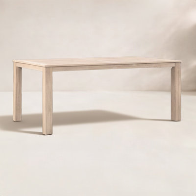 Morell 71" Eucalyptus Patio Dining Table