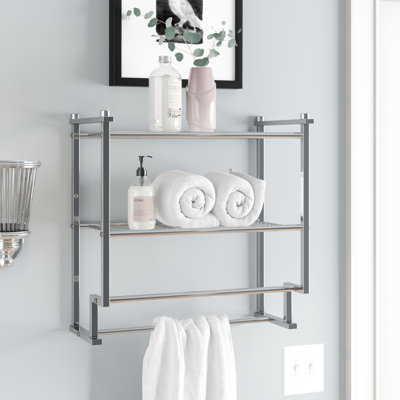 Tulane 2 Piece Metal Tiered Shelf