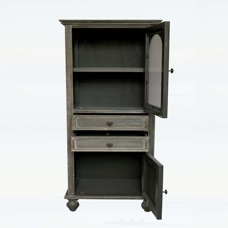 Armoire de rangement Farmhouse, Gris