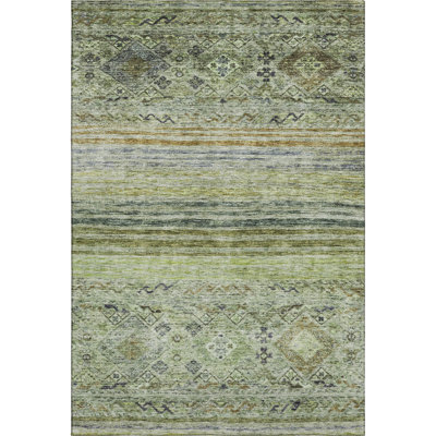 Premium Machine Washable Jaylin AMF1219 Global Rug