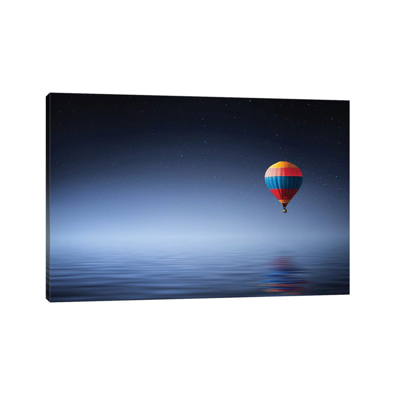 Parachute At Lake by Bess Hamiti - Wrapped Canvas Print, 66.04 cm H x 45.72 cm W x 3.175 cm D