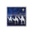 Cadre simple en chrome poli, bois massif