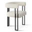 Ensemble de table de salle à manger pour 6 personnes avec table ronde de 60 po et 6 chaises rembourrées en velours-113651706