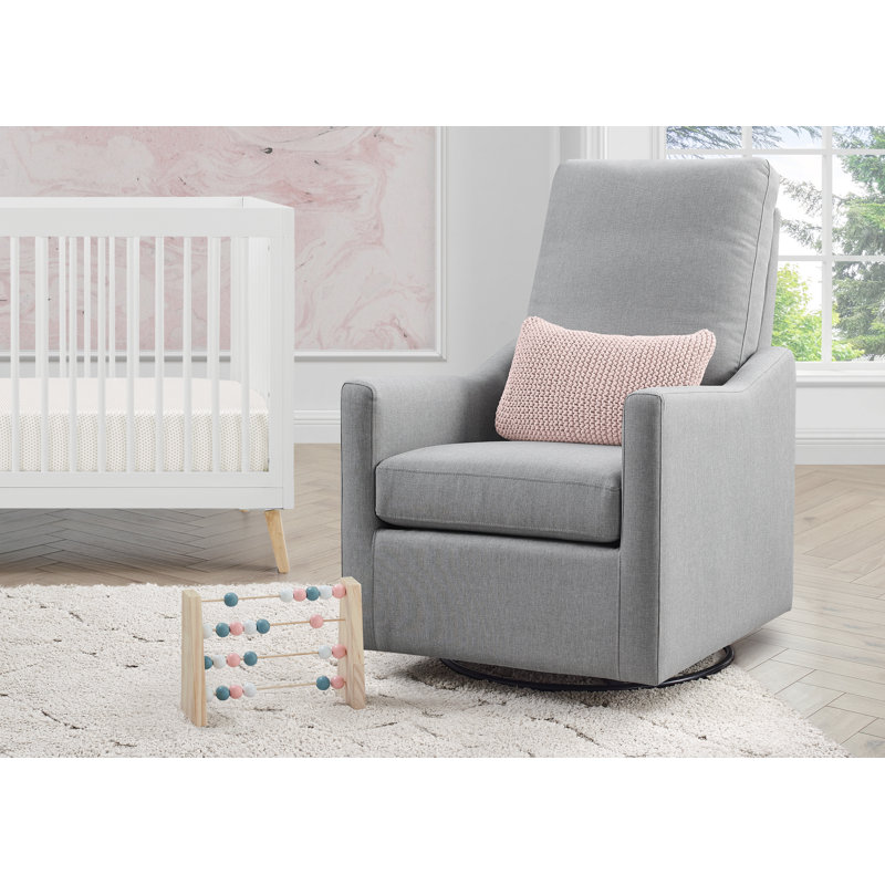Chaise berçante pivotante Adley, Gris